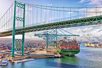 Container Ship - Port of Los Angeles