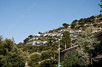 View of Cap dail france