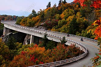 Lean In For A Ride ON Blue Ridge Parkway Viaduct