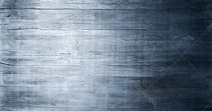 Blue Wood Metallic Texture Background
