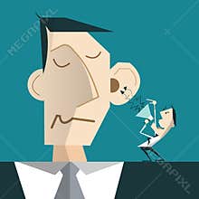 Personnel comment to his manager