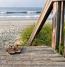 Sandals at the Beach