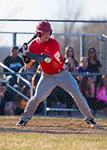 High School Baseball batter