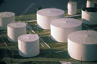 Gas tanks in St Louis, MO