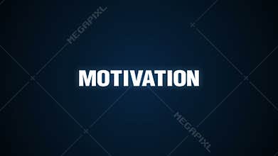 Behavior, Personality, Employee, Action, Work, make typo animation MOTIVATION &#x28;included alpha&#x29;