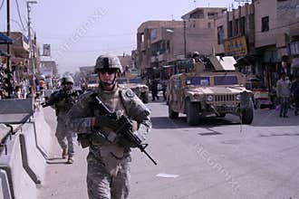 Dismounted Military Police Patrol