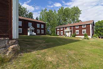 Ol-Anders farm buildings Halsingland Sweden