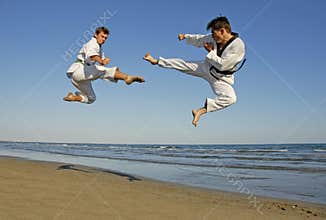 Taekwondo, kickboxing