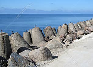 Concrete Sea Barrier