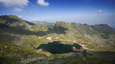 Balea Lake, Fagaras Mountains, Transylvania, Romania