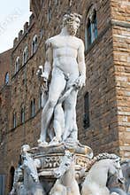 Statue of god Neptune