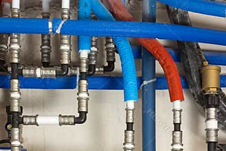 Pipes and Joints in a Boiler Room