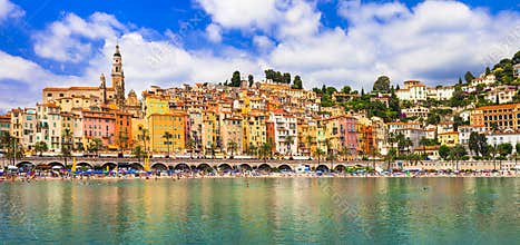 Colorful Menton - south France