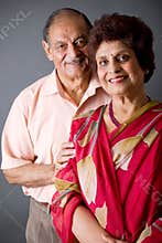 Elderly East Indian Couple