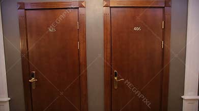 Two Doors in Hotel