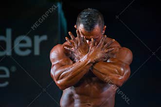 Athlete participates in Bodybuilding Champions Cup