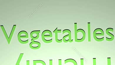 Eco bio Animation ecology fresh vegetables fruits green 1080p full hd