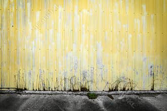 Yellow wall