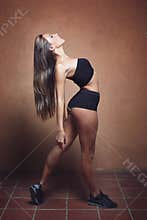 Graceful modern dancer