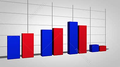 Productivity growth business graph