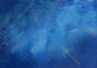 Abstract Blue Watercolor Background