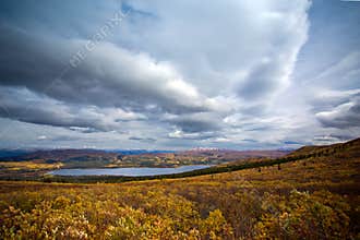 Fish Lake, Whitehorse, Yukon Fall Scenery
