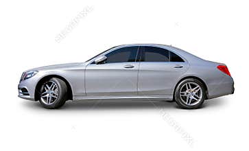 Mercedes S class Luxury Car side view