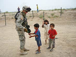 Compassion of a soldier