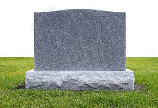 Grave Stone on Green Grass