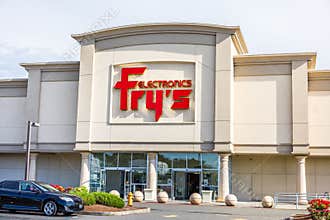 Fry's Electronics store entrance