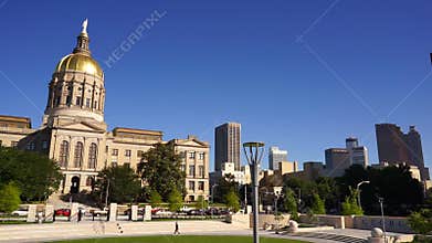 Atlanta Georgia State Capital Gold Dome City Architecture