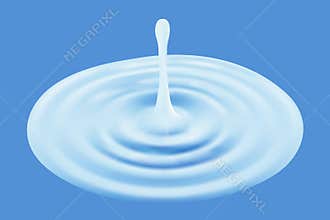 Water drop in sunlight