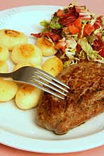 Steak dinner