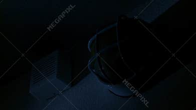 Red Flashing Warning Alarm Wide