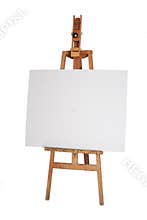 Wood easel