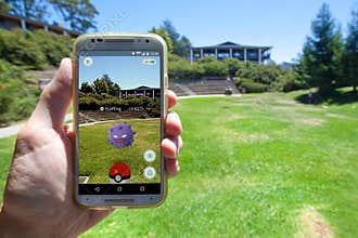 Pokemon GO App Showing Pokemon Encounter