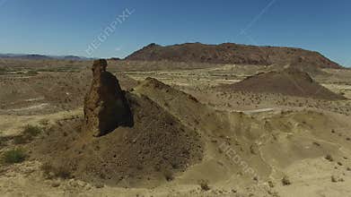 Aerial video of canyons in Big Bend National Park