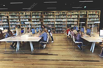 Academic School Children E-learning Concept