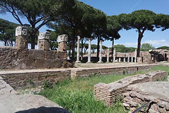 Roman amphitheater, ancient Ostia