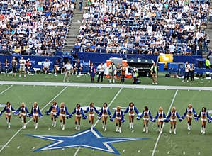 Cowboys Cheerleaders Halftime
