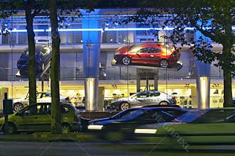 Cars showroom