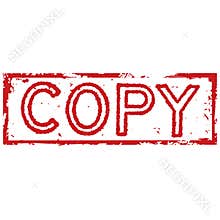 Grunge Style Rubber Stamp Copy Text with Border