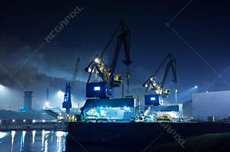 Industry at night