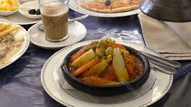 Morocco cuisine, tagine tajine dish