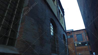 Old Abandoned Metallurgical Plant - narrow street