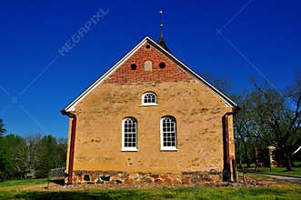 Bethabara, NC: 1788 Gemeinhaus Moravian Church
