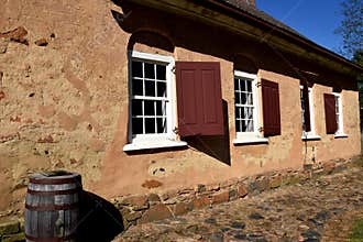 Bethabara, NC: 1788 Gemeinhaus Moravian Church