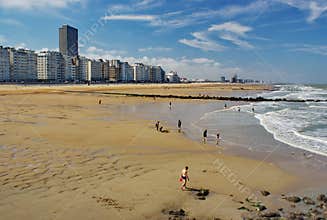 Ostend, low tide