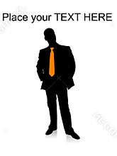 Young attorney posing