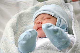 Newborn baby.